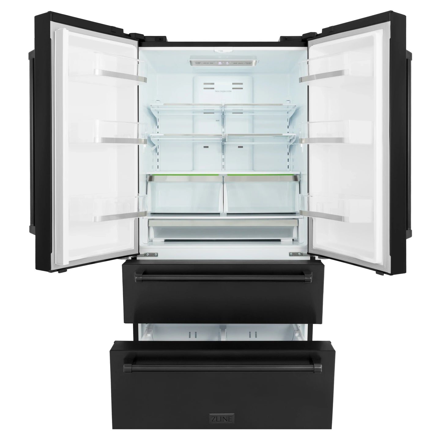 ZLINE 4 Piece Kitchen Package | Refrigerator | Dual Fuel Range | Range Hood | Microwave Drawer