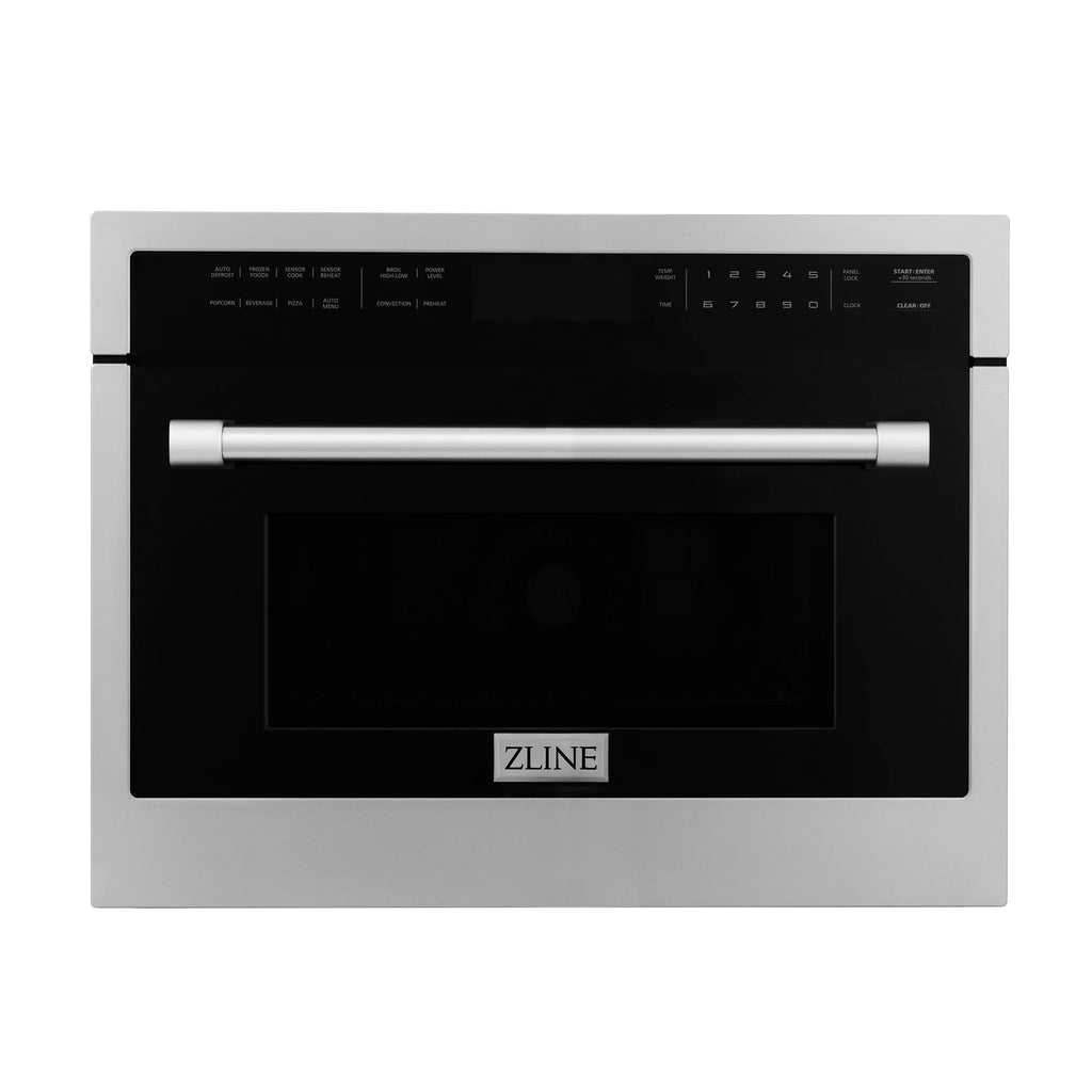 ZLINE 2 Piece Kitchen Package | Built in Convection Oven Microwave Oven and Single Wall Oven