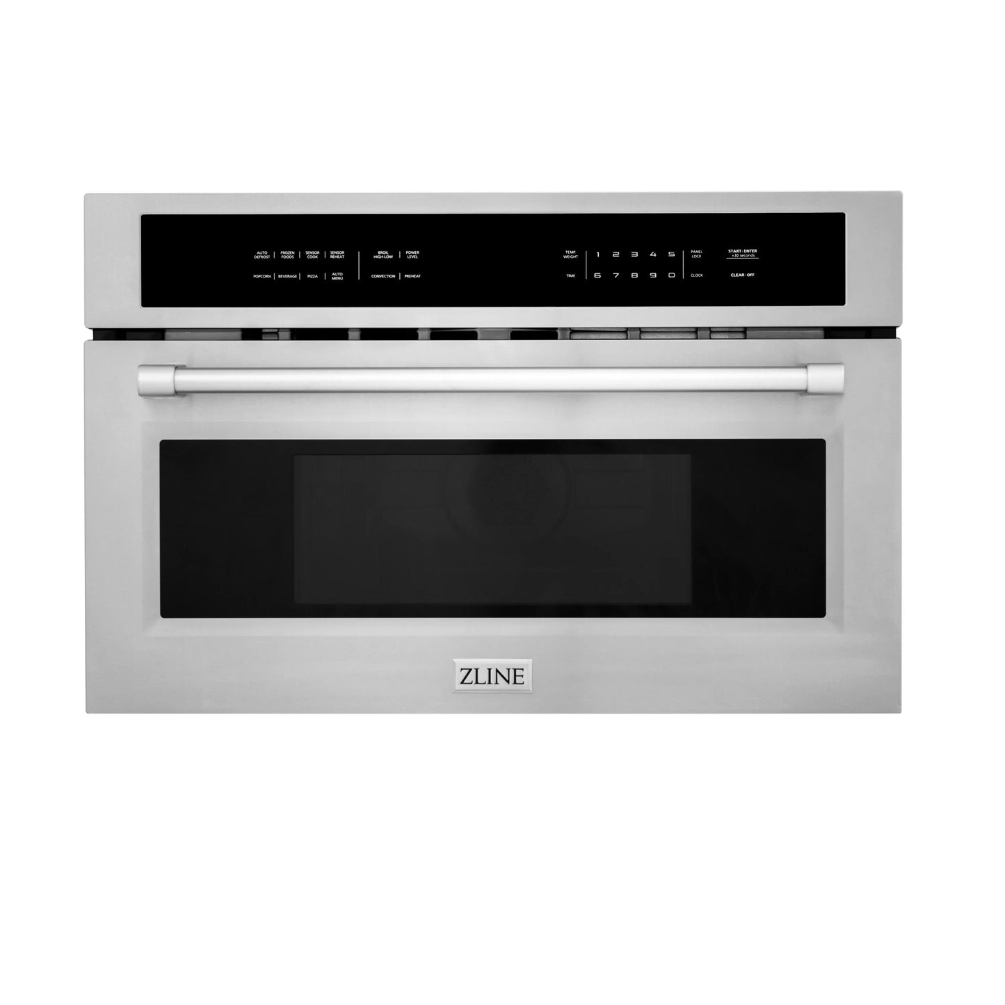 ZLINE 4 Piece Kitchen Package | Refrigerator | 48" Rangetop | 30'' Single Wall Oven | 30'' Microwave Oven
