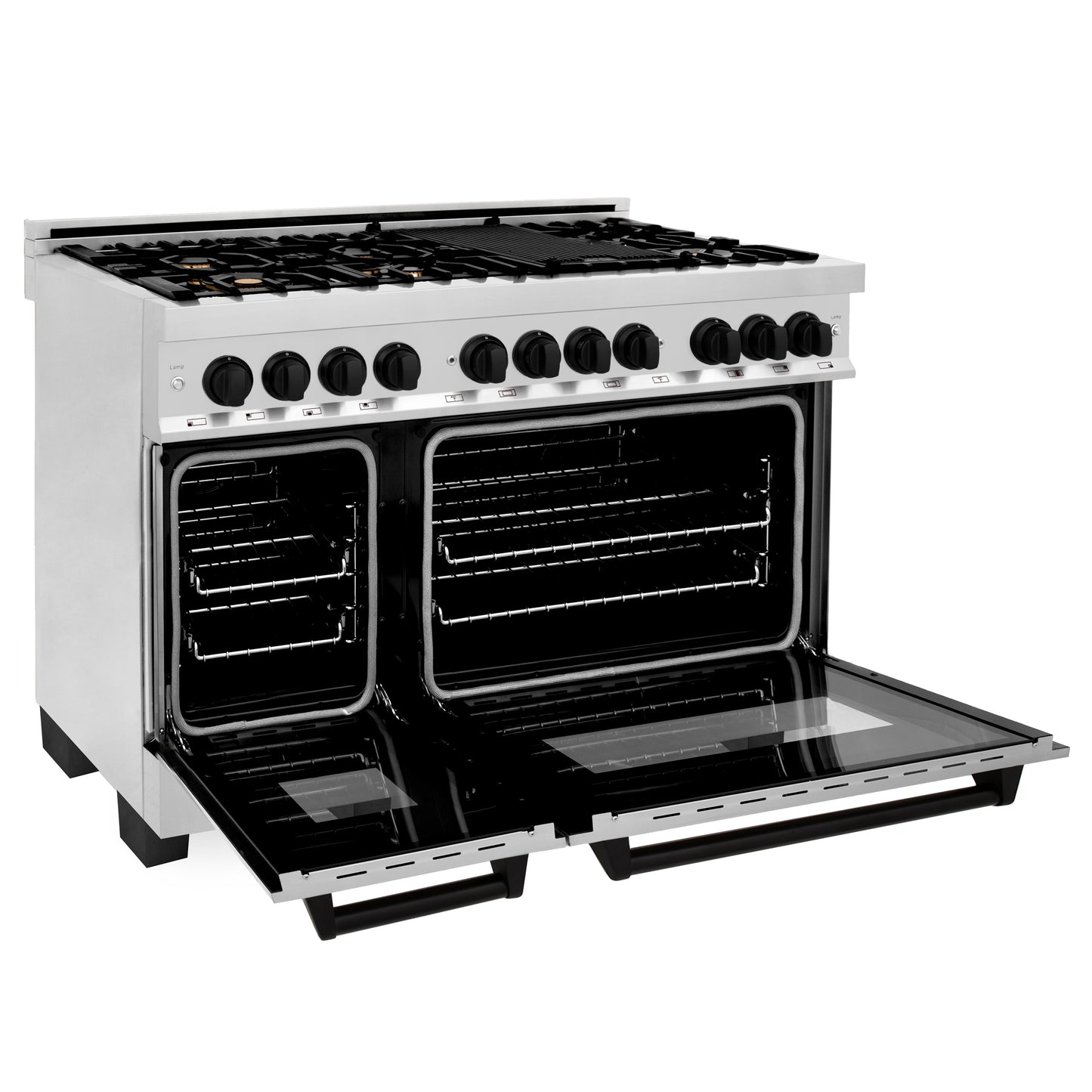 ZLINE Autograph Edition 48" Dual Fuel Range with Gas Stove and Electric Oven (RAZ-48)