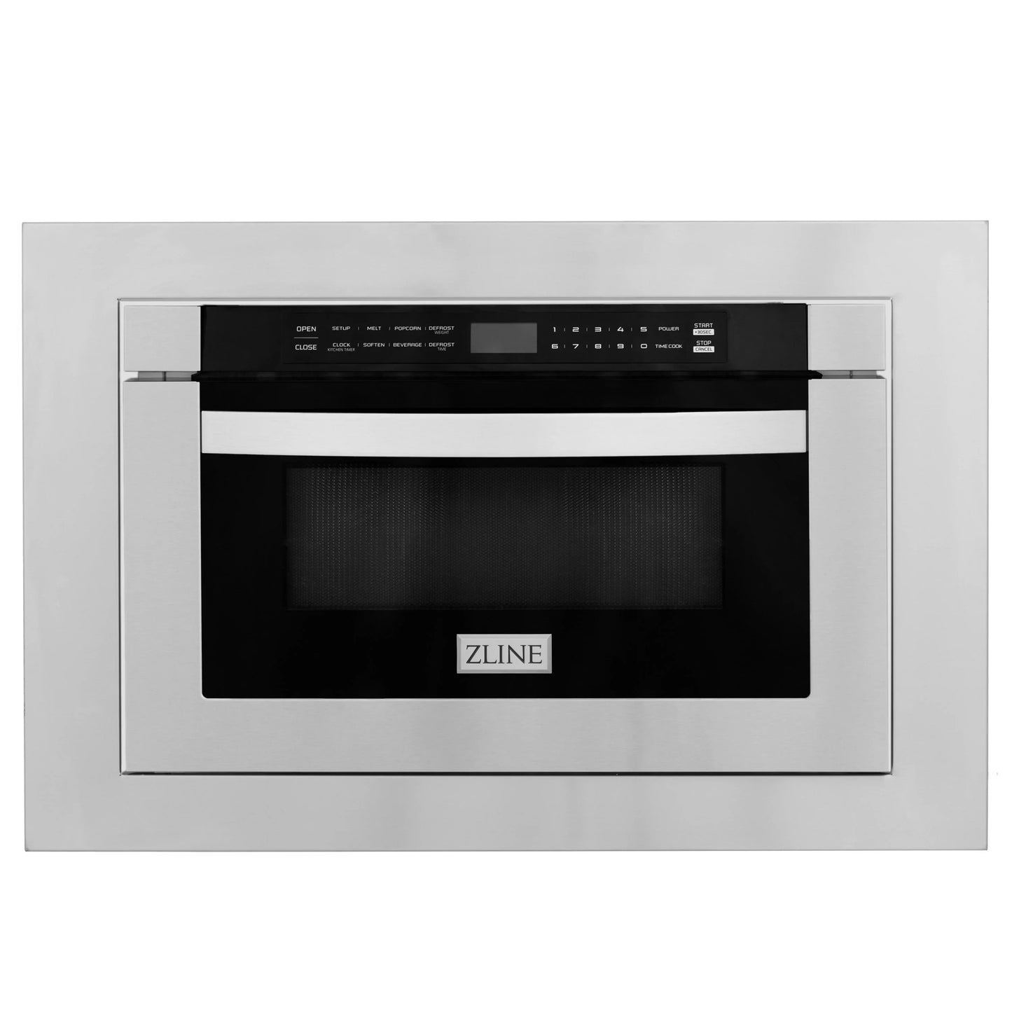 ZLINE 24'' Microwave Drawer in Stainless Steel with Trim Kit