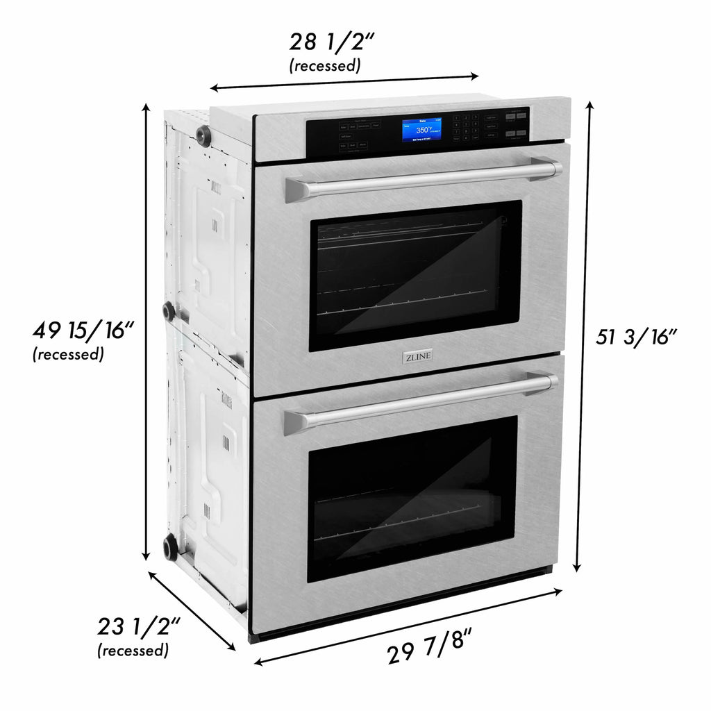 ZLINE 2 Piece Kitchen Package | Stainless Steel Range Top and Wall Oven