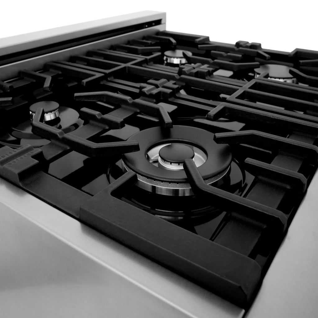 ZLINE 3 Piece Kitchen Package in 30'' | Dual Fuel Range | Over the Range Microwave Oven | Dishwasher