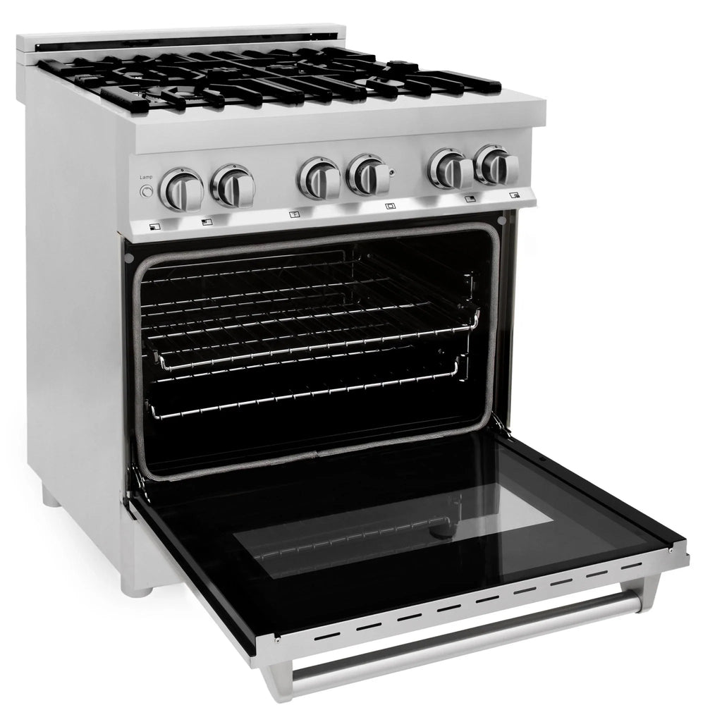 ZLINE 3 Piece Kitchen Package in 30'' | Dual Fuel Range | Over the Range Microwave Oven | Dishwasher