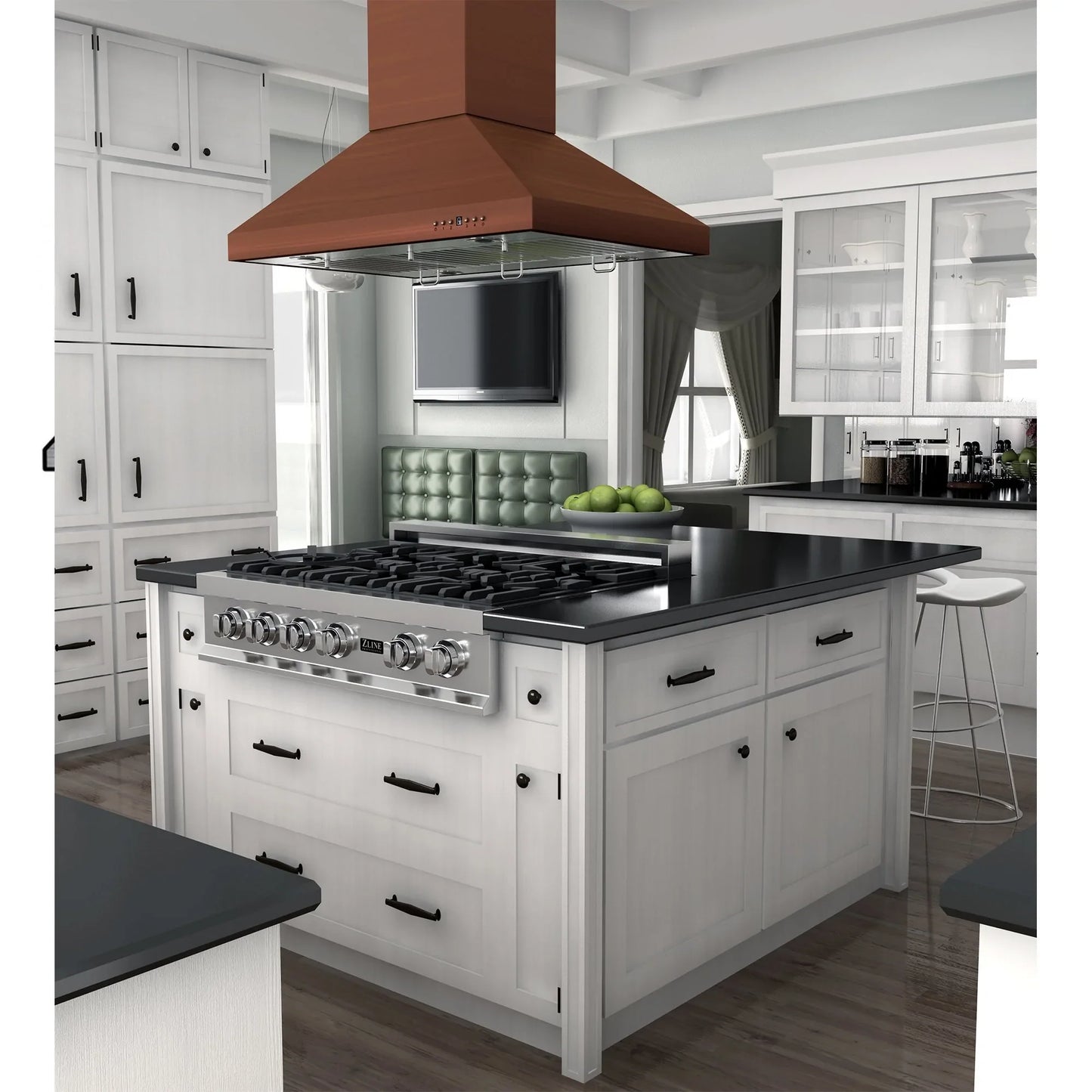 ZLINE Designer Series Island Mount Range Hood