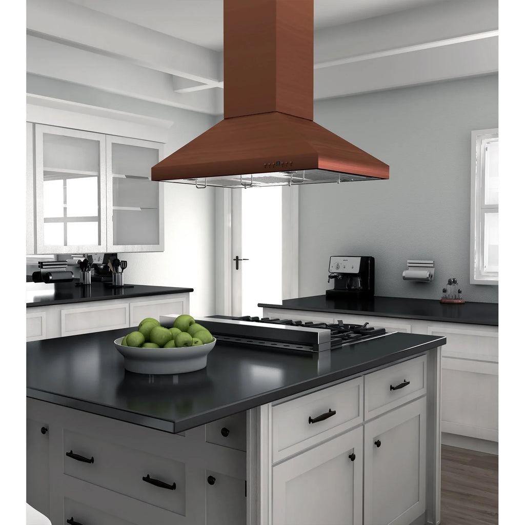 ZLINE Designer Series Island Mount Range Hood