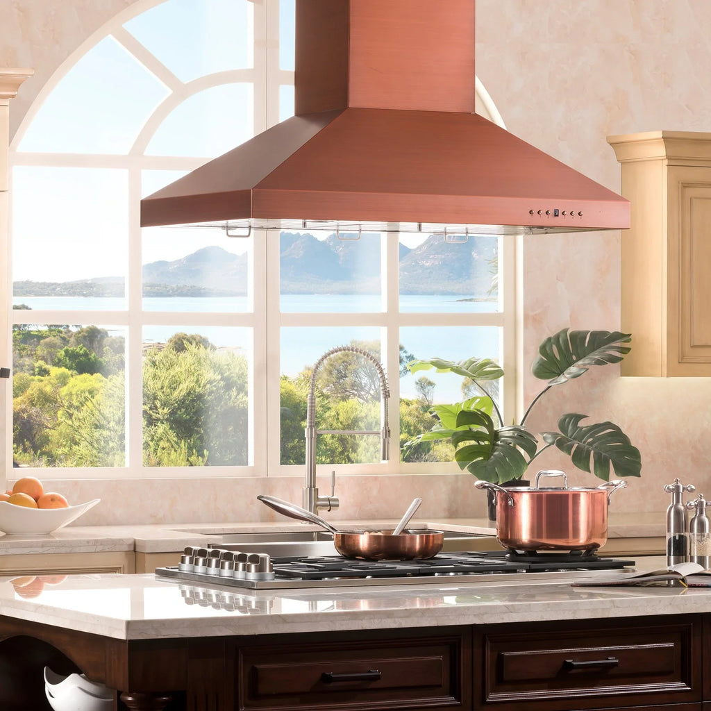 ZLINE Designer Series Island Mount Range Hood