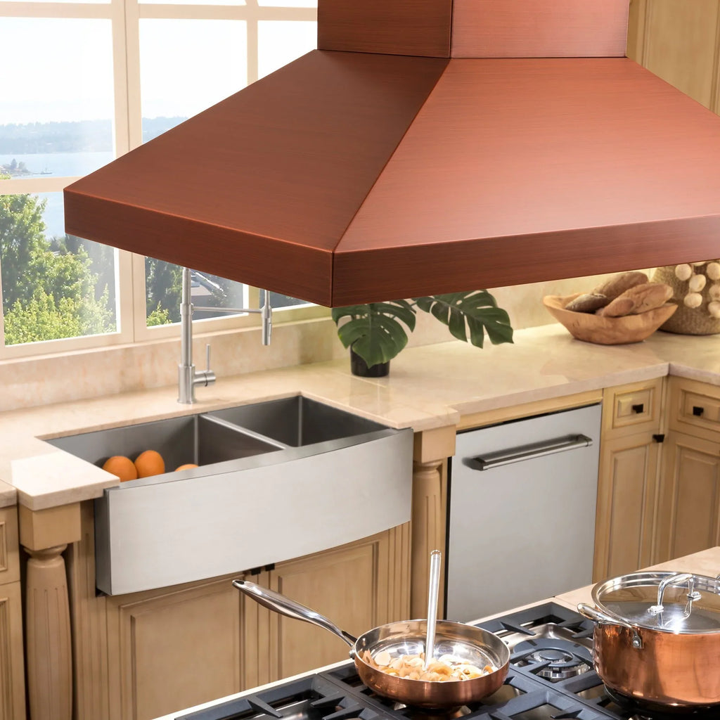 ZLINE Designer Series Island Mount Range Hood