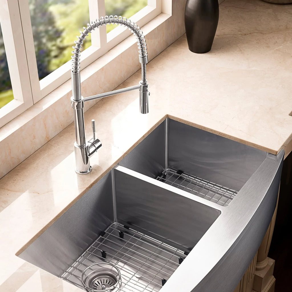 ZLINE SA60D Apron Front Sink in Stainless Steel