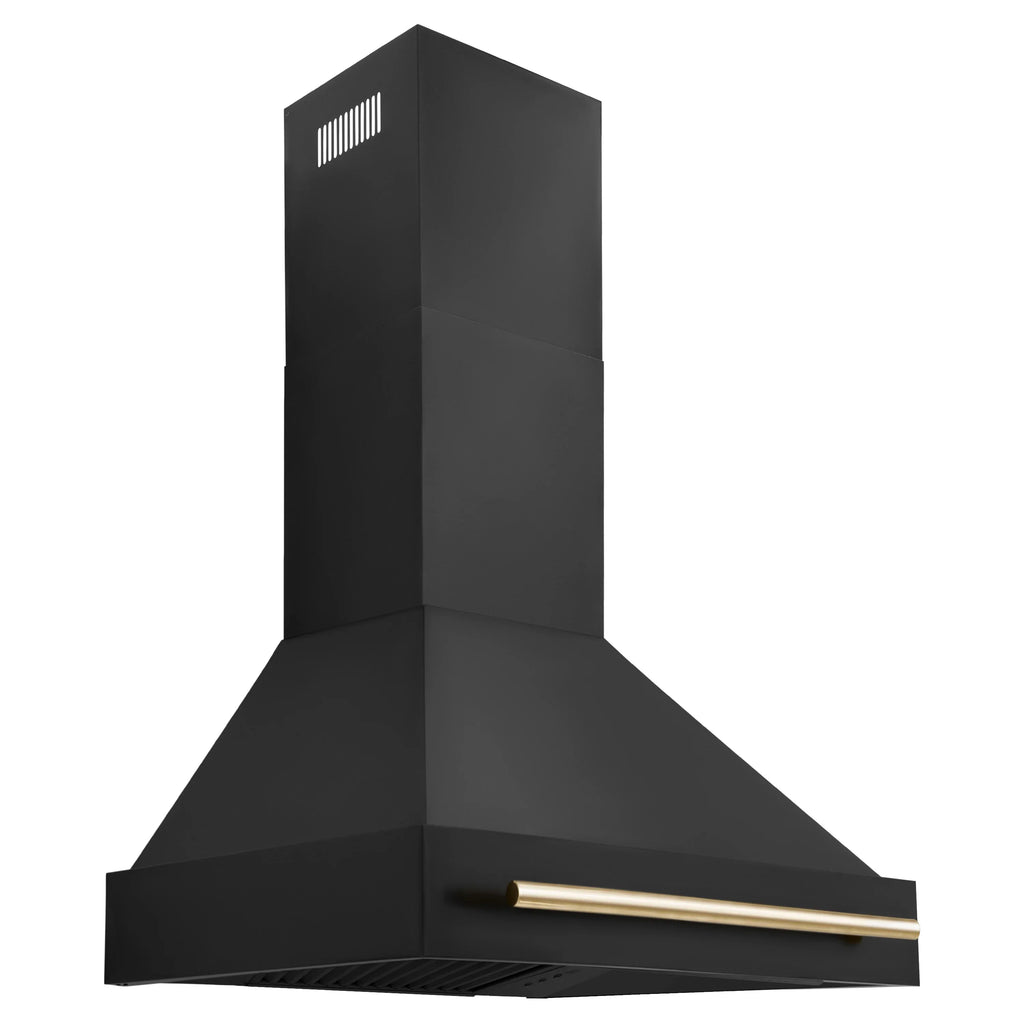 ZLINE Black Stainless Steel Range Hood