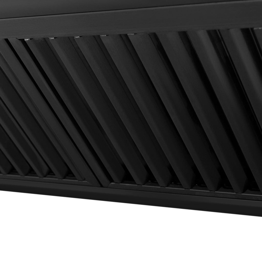 ZLINE Black Stainless Steel Range Hood