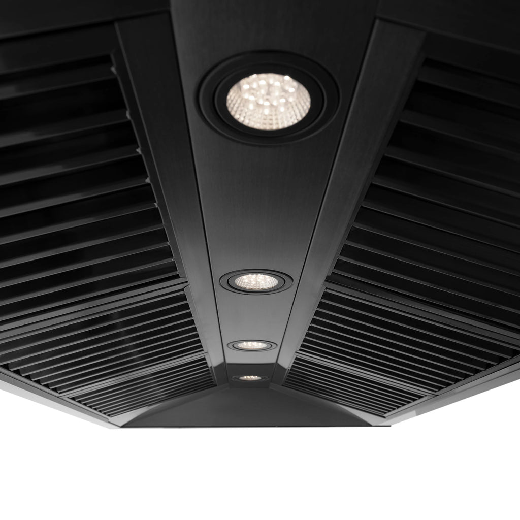 ZLINE Black Stainless Steel Range Hood