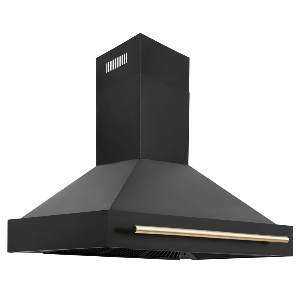 ZLINE Black Stainless Steel Range Hood