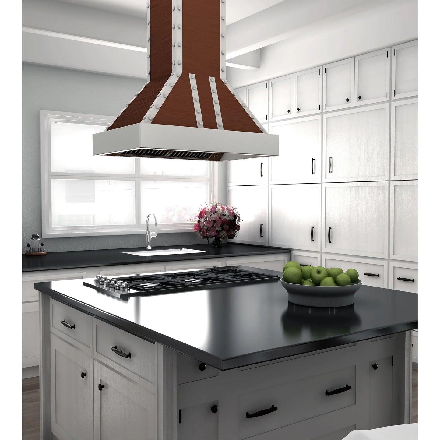 ZLINE 30'' Designer Series Copper Island Range Hood