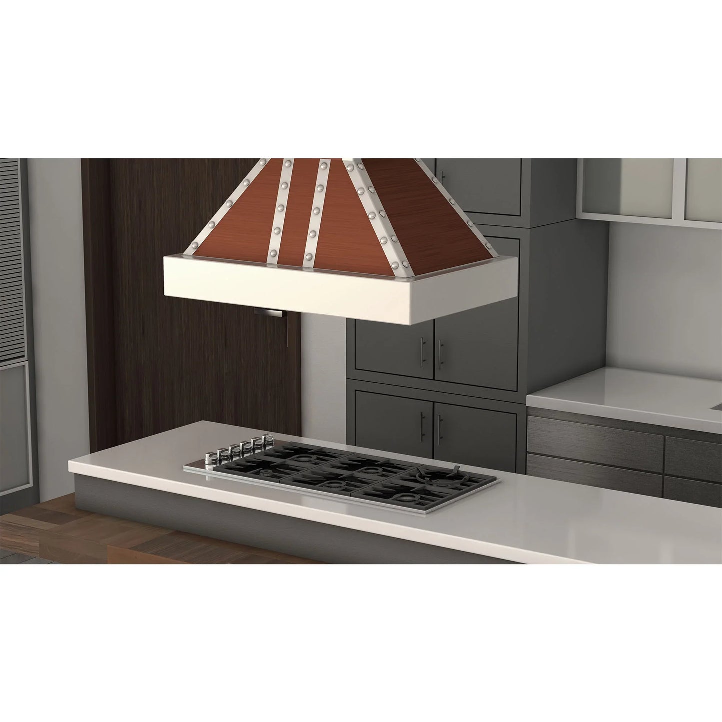 ZLINE 30'' Designer Series Copper Island Range Hood