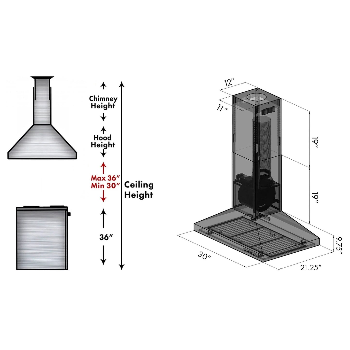 ZLINE KL3i Island Range Hood