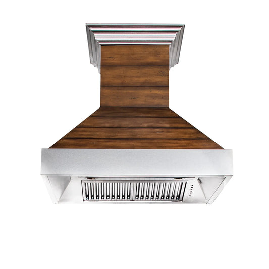 ZLINE 365BB Shiplap Wooden Wall Range Hood