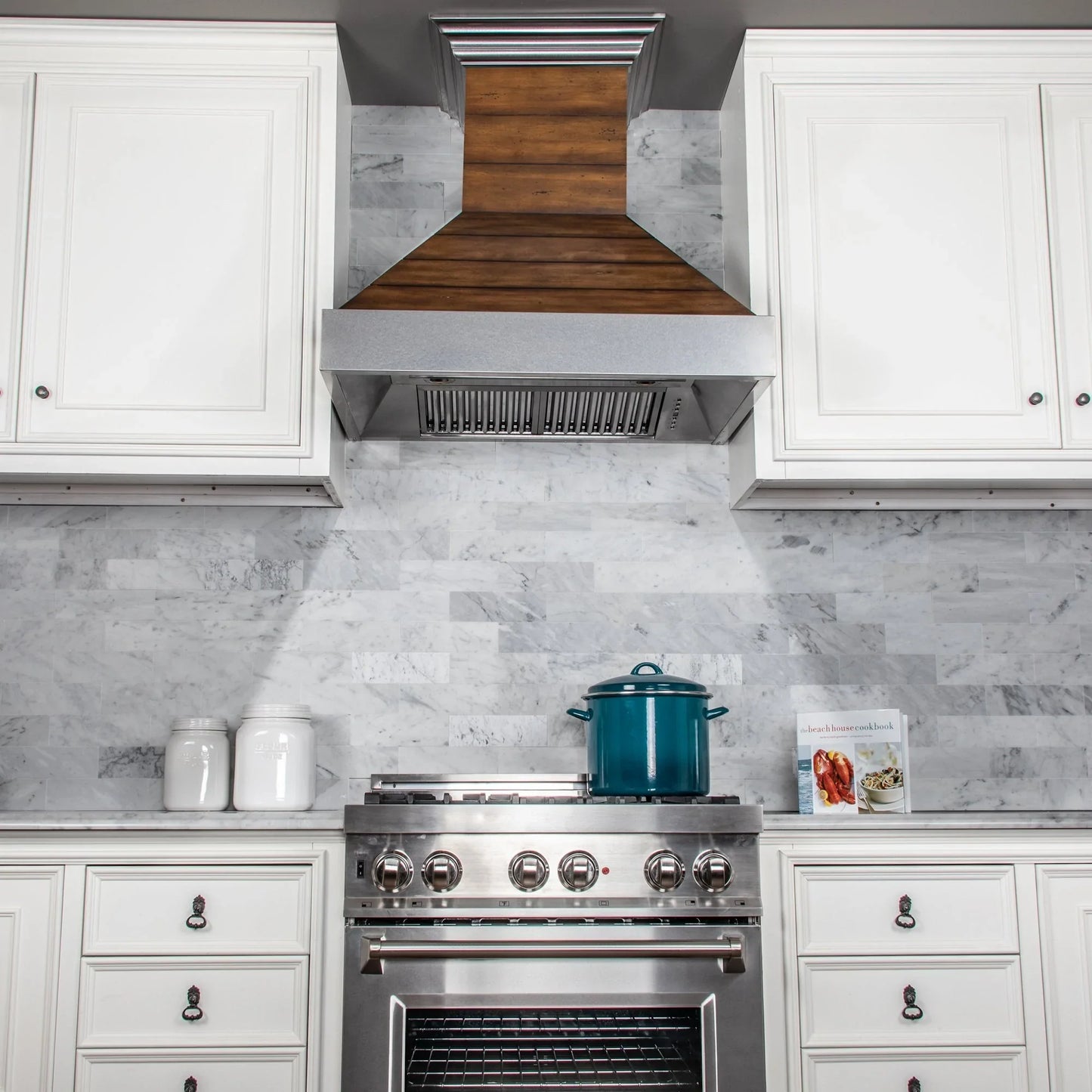 ZLINE 365BB Shiplap Wooden Wall Range Hood