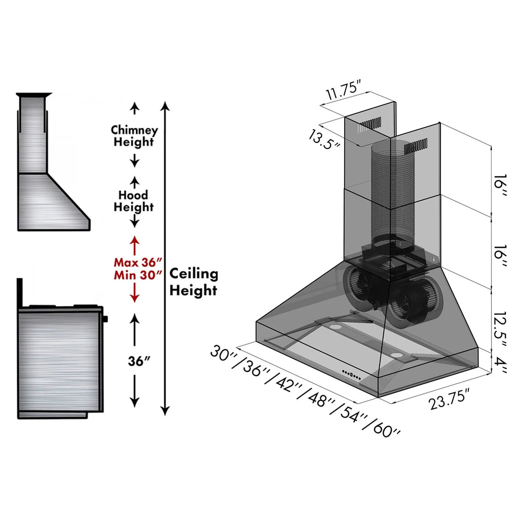 ZLINE 667 Range Hood in Stainless Steel