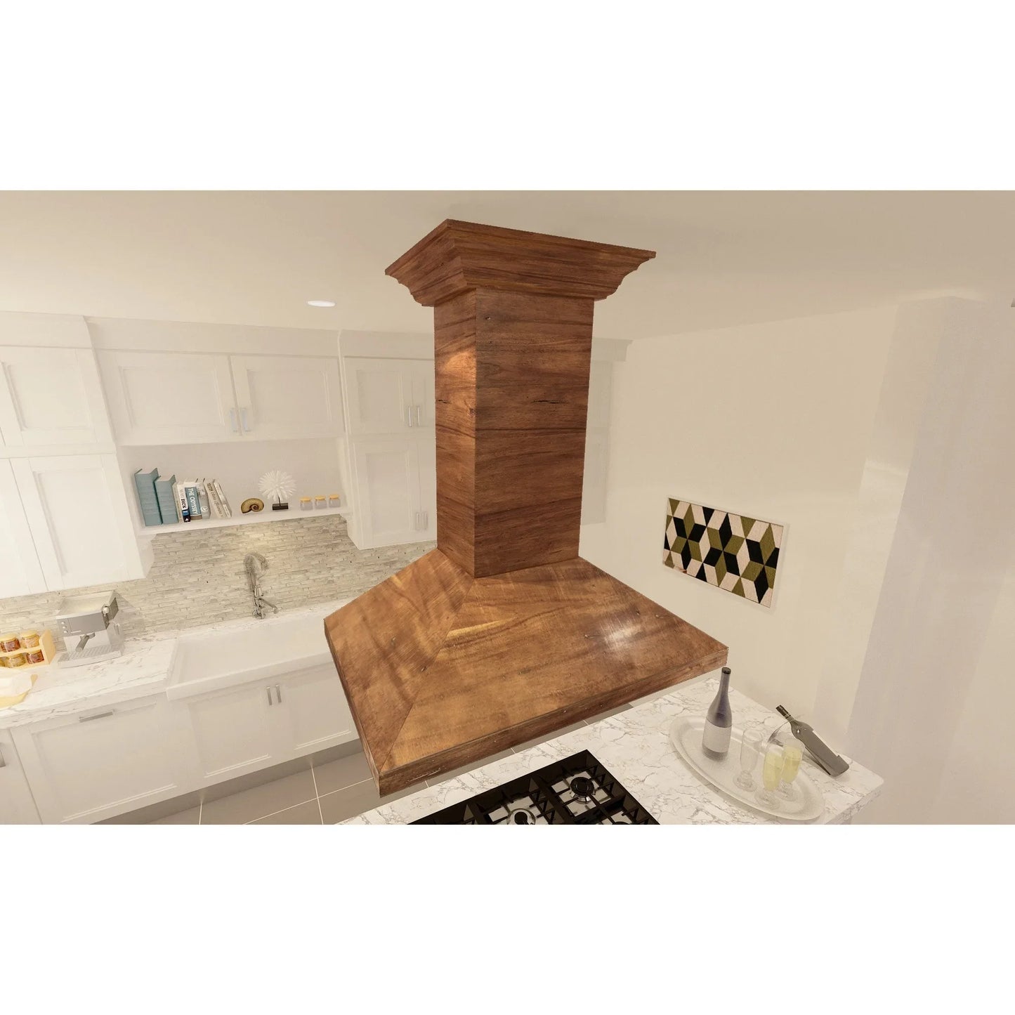 ZLINE KBiRR Wooden Island Mount Range Hood