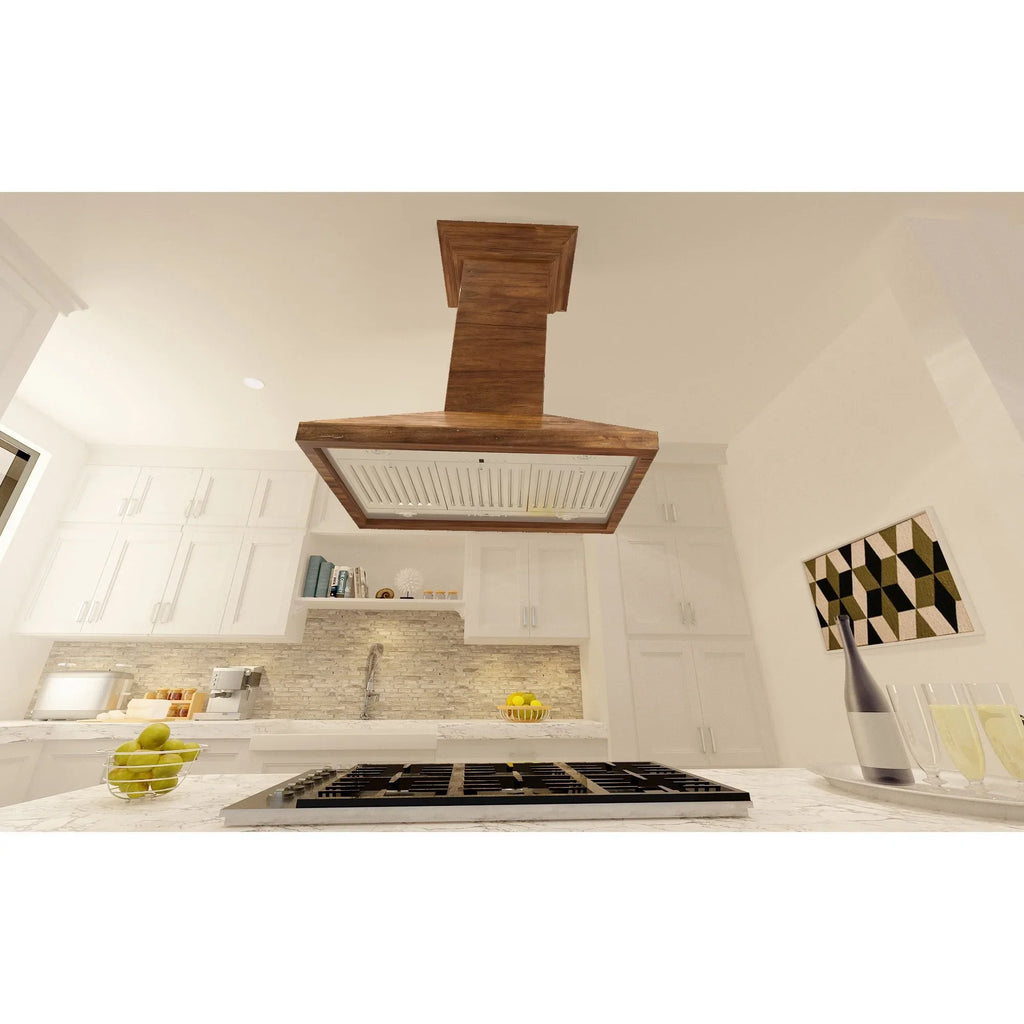 ZLINE KBiRR Wooden Island Mount Range Hood