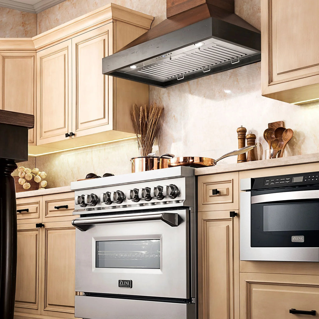 ZLINE KBAR Wooden Wall Mount Range Hood