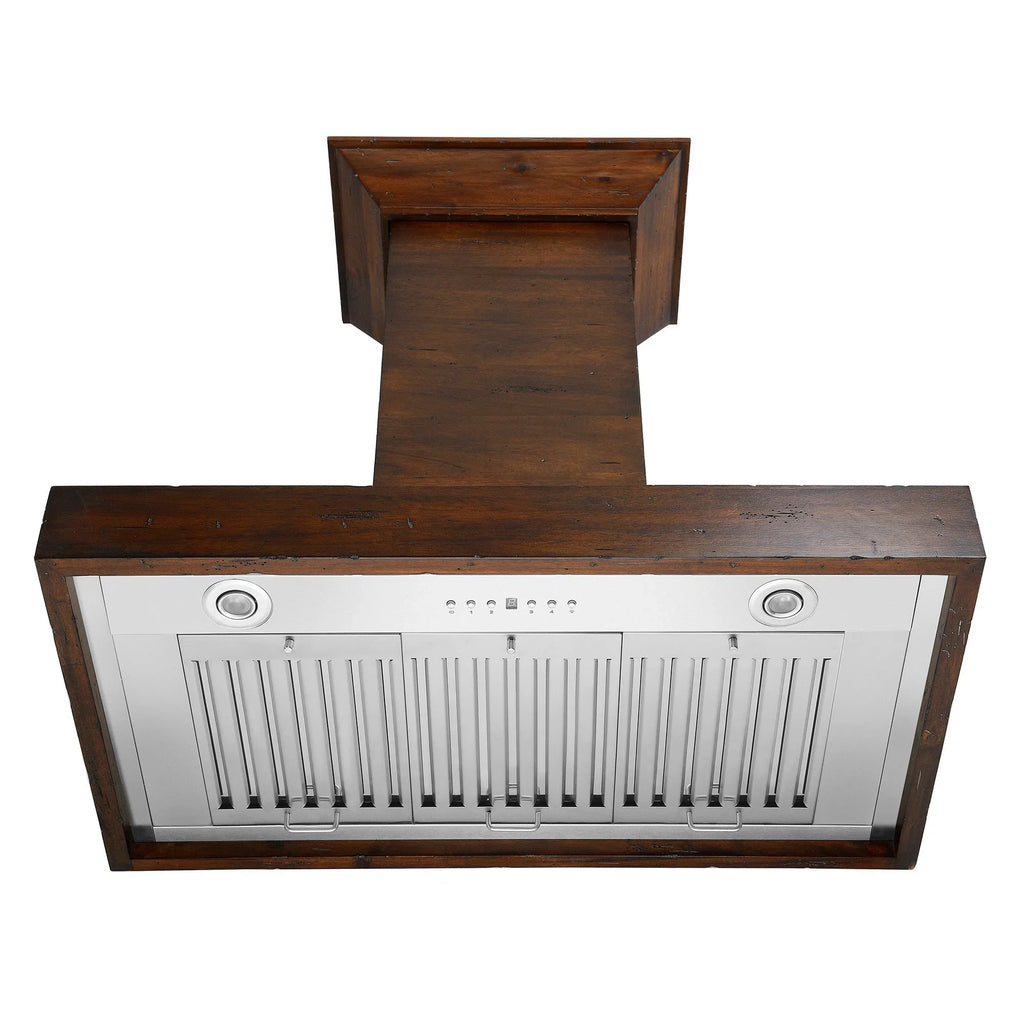 ZLINE KBRR Convertible Vent Wooden Wall Mount Range Hood